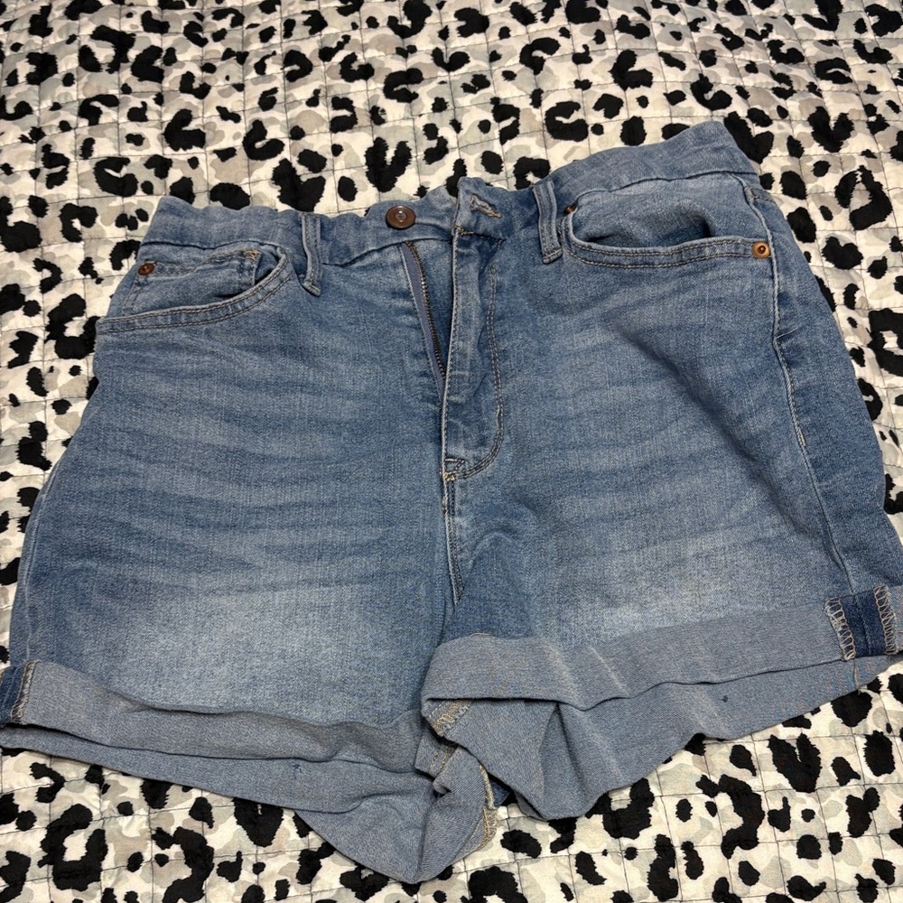 No Boundaries Light Blue Jean Shorts